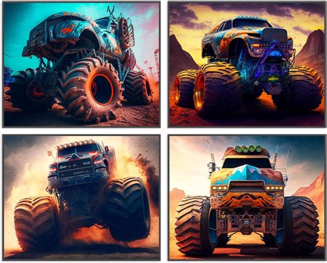 monster truck posters free|monster truck posters for kids.